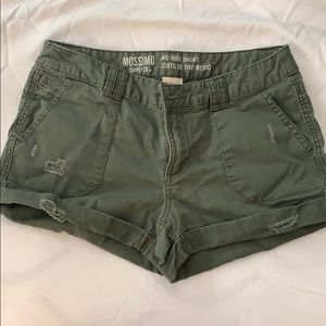 Hunter green shorts!